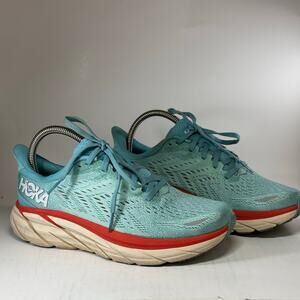 Hoka One One Clifton 8 Running Shoe Women’s 7B Sky Blue